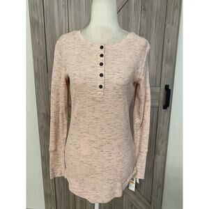 NWT Calvin Klein performance Henley thermal top size small